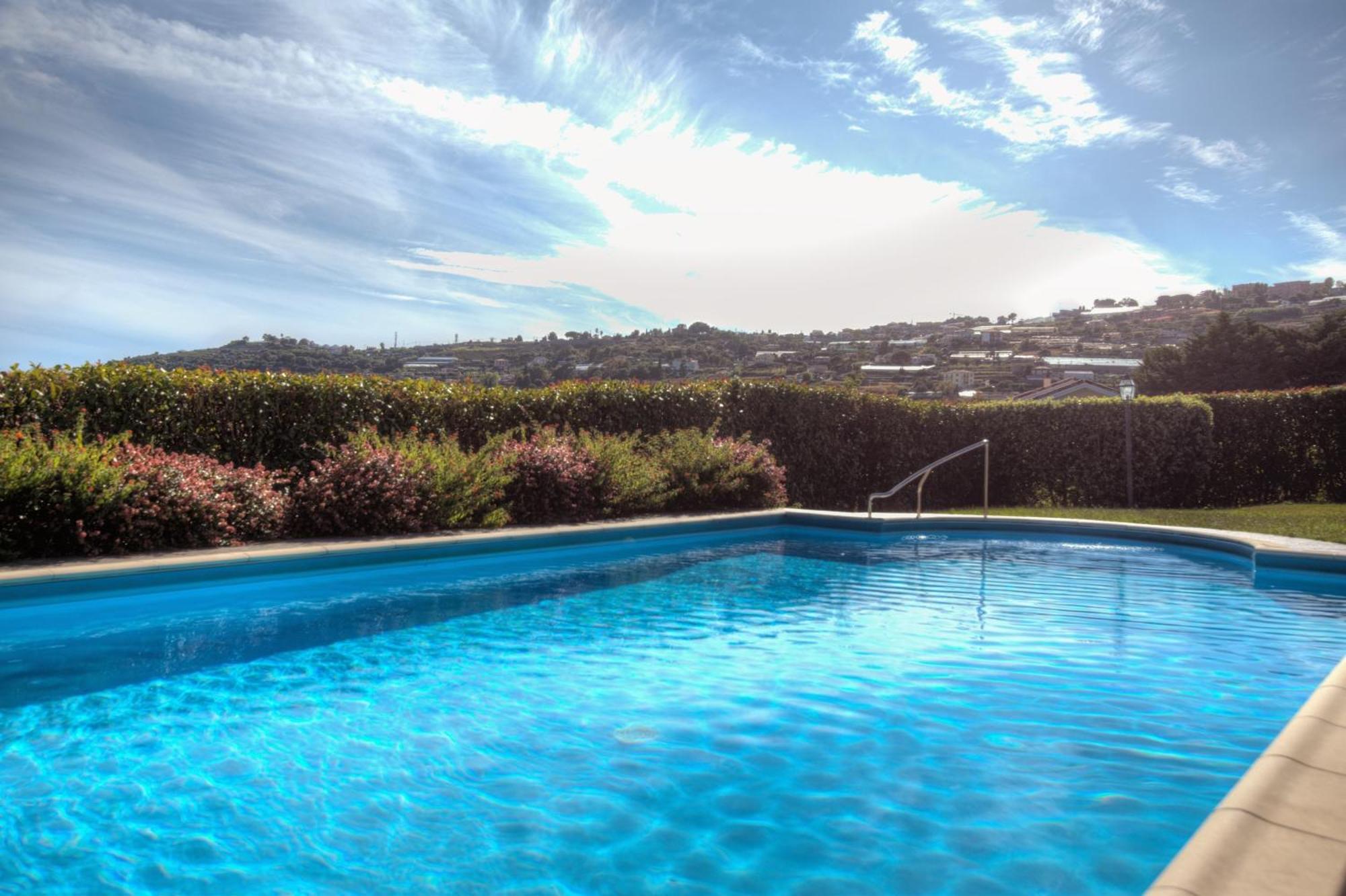 Villa Lucia Riviera Dei Fiori Pool - Happy Rentals ซานเรโม ภายนอก รูปภาพ