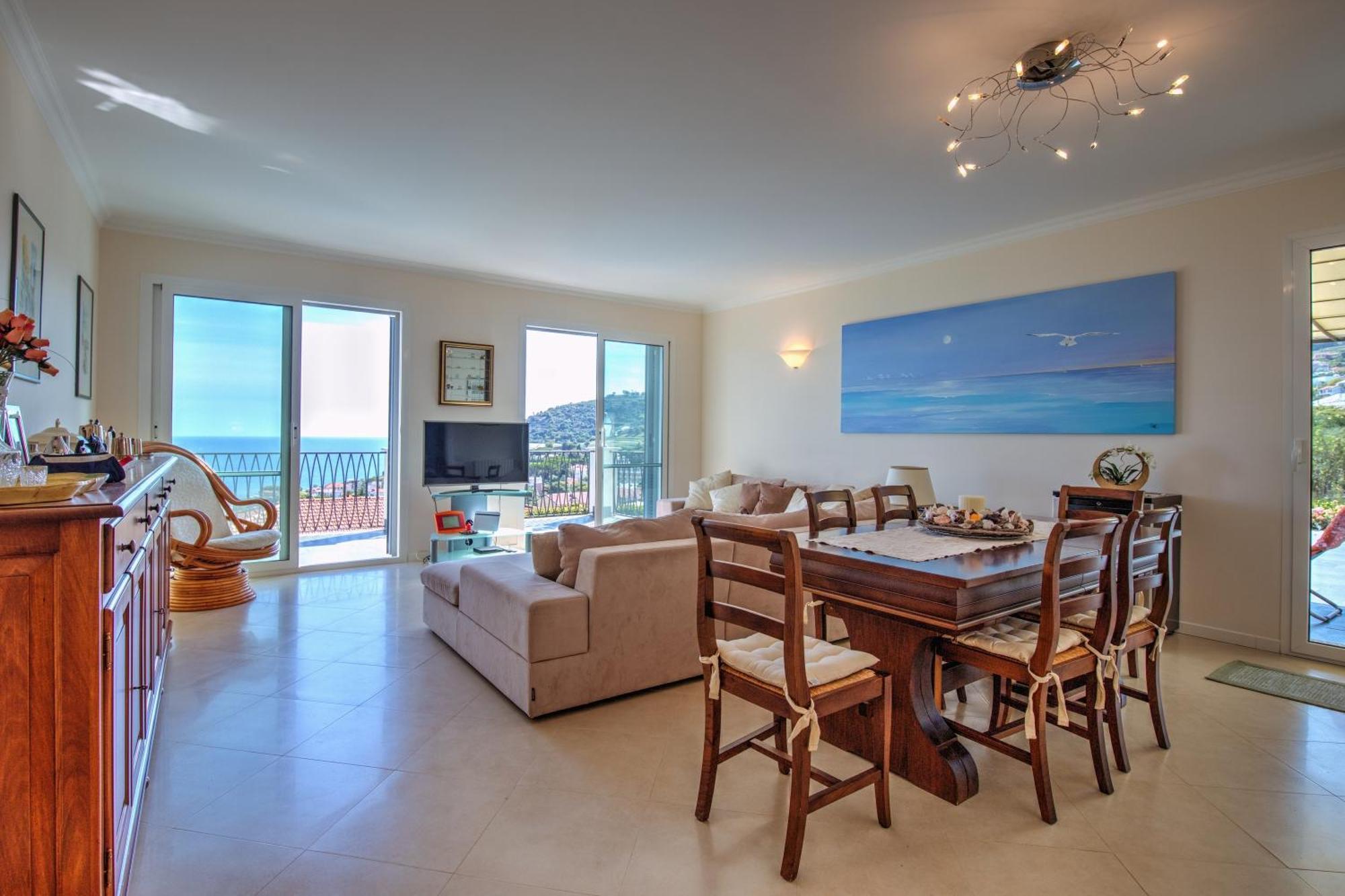 Villa Lucia Riviera Dei Fiori Pool - Happy Rentals ซานเรโม ภายนอก รูปภาพ