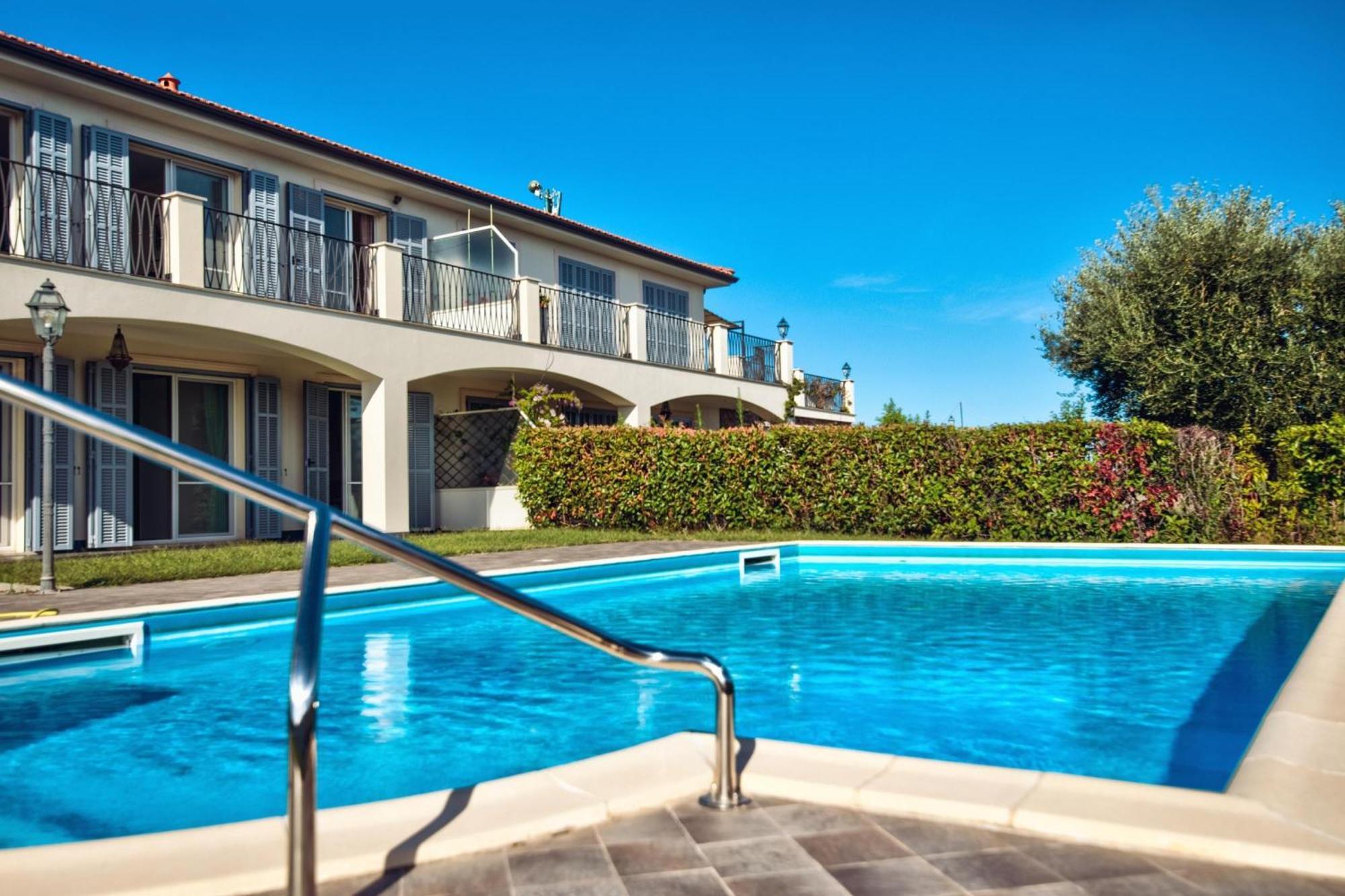 Villa Lucia Riviera Dei Fiori Pool - Happy Rentals ซานเรโม ภายนอก รูปภาพ